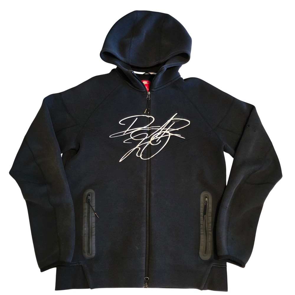 Nike Sportswear Tech Fleece Hoodie Mens Medium Tall Black FB7921-010